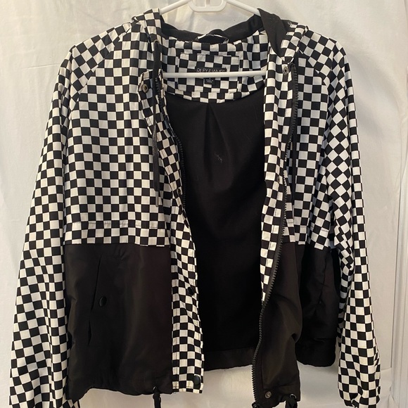 Checkered Windbreaker Jacket - Picture 2 of 3